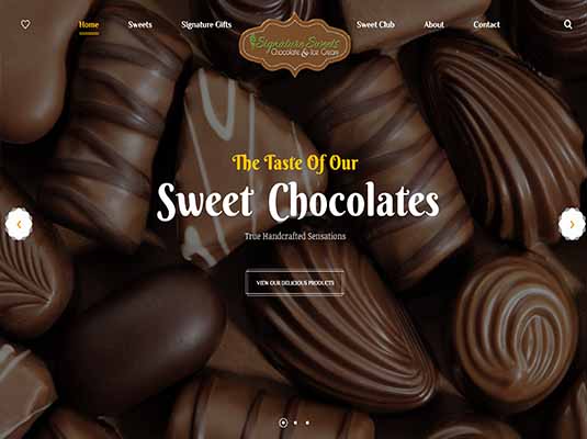 Siganture Sweets Web Sample